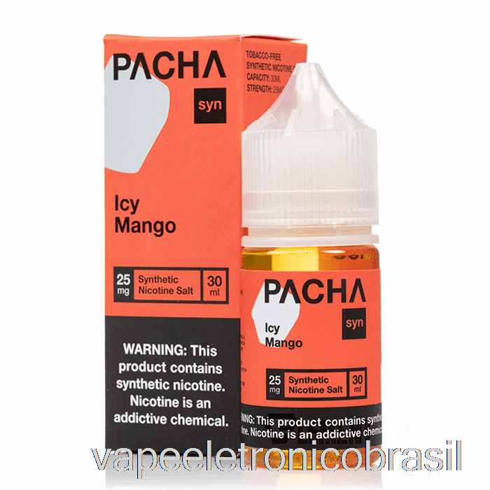 Vape Recarregável Manga Gelada - Sais De Pachamama - 30ml 50mg